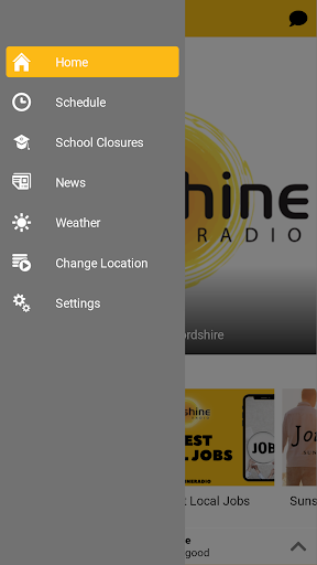 Sunshine Radio UK Screen 2