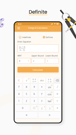 Screenshot of Integral calculator with steps
