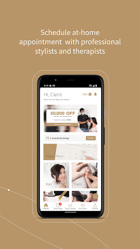 Android application Houzcall screenshort