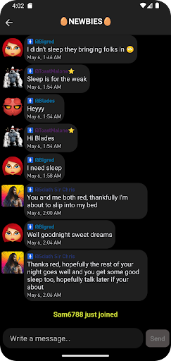 Eclipse - Chat Rooms Screen 2