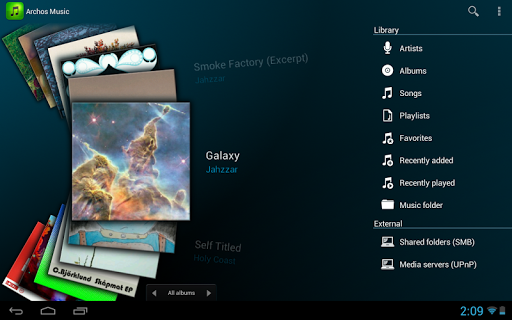 Android application Archos Music (QC) screenshort