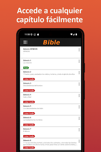 Biblia Reina Valera 1960 Audio Screenshot 2 - AppWisp.com