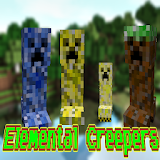 Elemental Creepers Mod for Minecraft icon