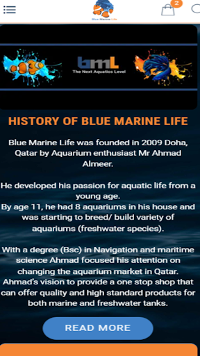 Blue Marine Life