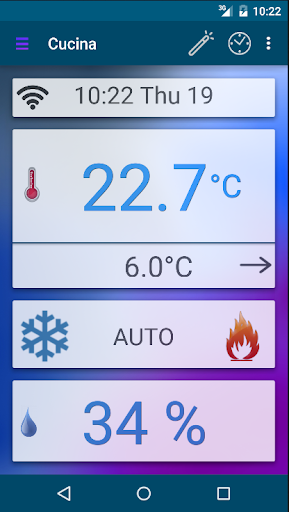 Android application MS Thermo screenshort