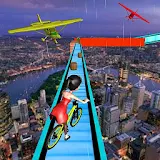 Rooftop Impossible BMX Bicycle Stunts Racer 2 2017 icon