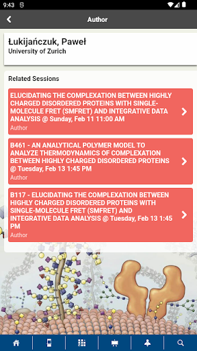 Biophysical Society Events Screen 3