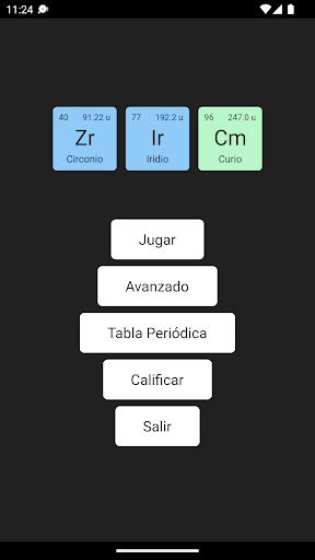 Android application Tabla Periódica: Mega Quiz screenshort