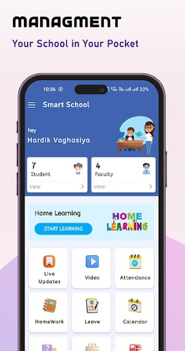Millennium School Management Screen 3