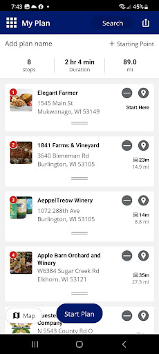 Screenshot of Visit Lake Geneva