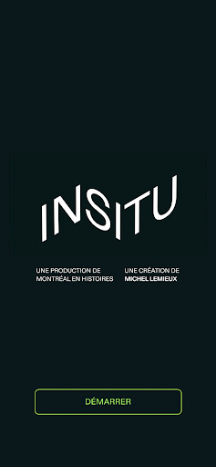 Android application INSITU screenshort