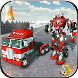 Police Truck Super Robot Transformation War icon
