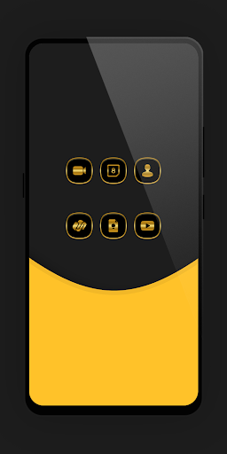 Dazzling Gold Icon Pack Screen 2