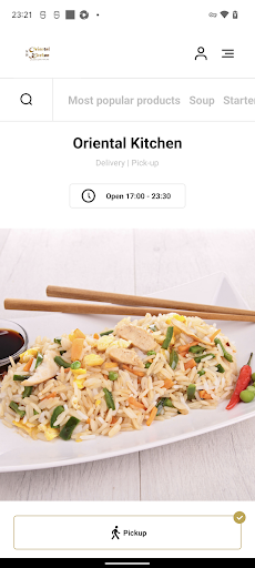 Android application Oriental Kitchen screenshort