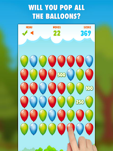 Balloons Pop PRO -kuvakaappaus