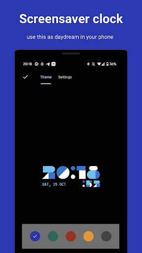 Material Pixel Watch Face Screen 2