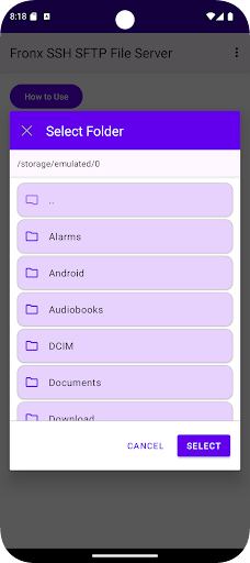 Fronx SSH SFTP File Server