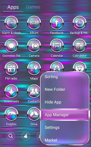 Light Pattern Go Launcher them Screen 2