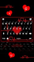 screenshot of Heartbeat Parallax Keyboard Ba