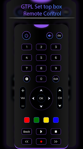 Android application GTPL Set Top Box Remote screenshort