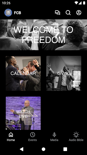 Android application Freedom Church of Brookhaven screenshort