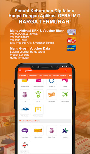 gerai MIT : Pulsa & Voucher Screen 3