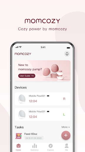 Android application Momcozy screenshort