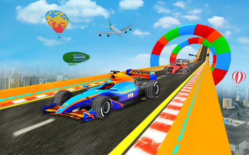 Android application Formula Car Stunts Drive Game screenshort