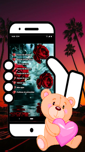Android application phrases of love to fall love screenshort