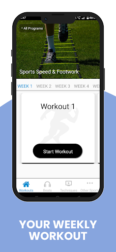 Screenshot of Sports Speed & Footwork
