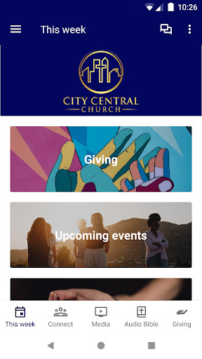 Android application CityCentralChurchLK screenshort