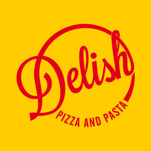 Delish Pizza logo