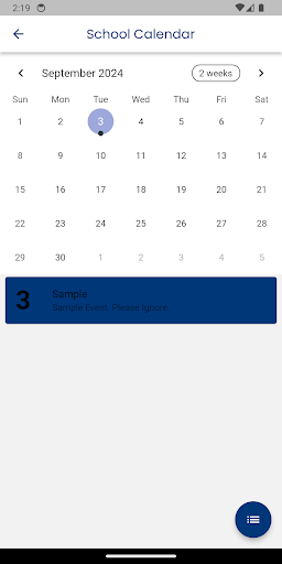 OSMS Mobile App Screen 3