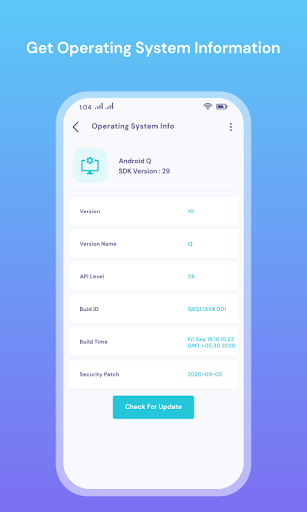 Phone Hardware & Software Info Screen 3