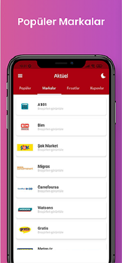 Bim Sanal Market Screen 2