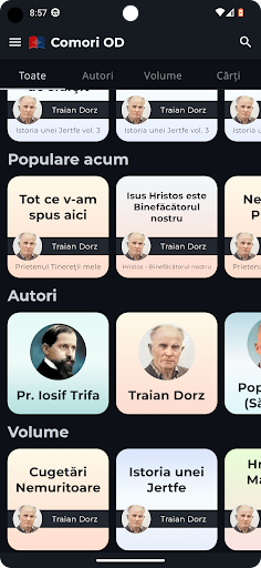 Android application Comori OD screenshort
