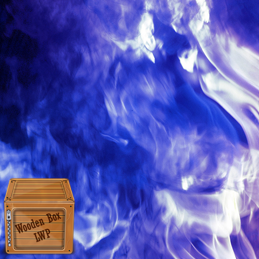 cool blue fire wallpaper logo