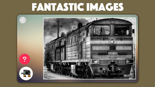 Android application Car, truck and train puzzles screenshort