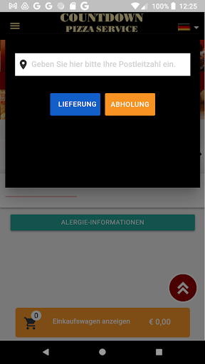 Countdown Pizza Service Screen 3