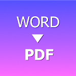 Cover Image of ダウンロード Word to PDF Converter 4.0 APK