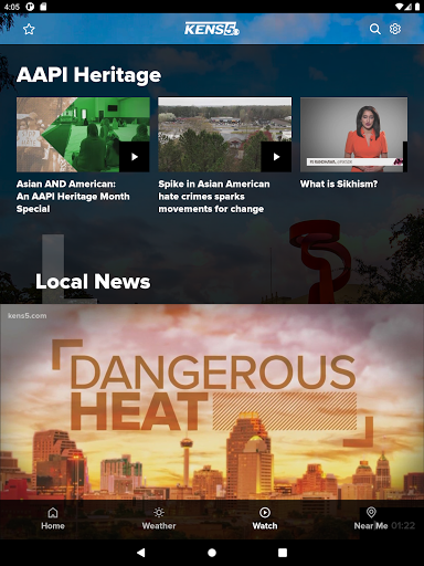 Screenshot of San Antonio News from KENS 5