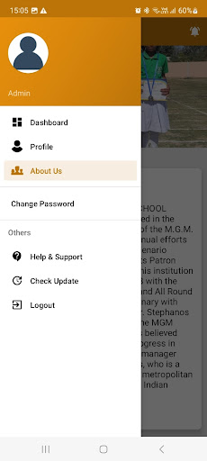 Android application MGM Higher Secondary School screenshort
