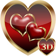 Heart Valentine 3D Next Launcher theme