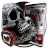 Skull Red Butterfly Theme