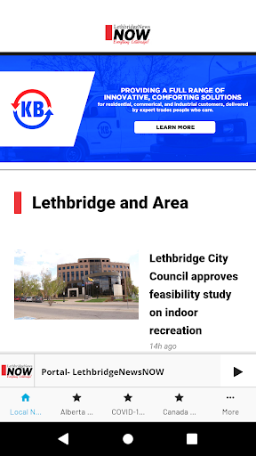 Android application Lethbridge News Now screenshort