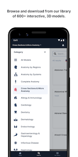 BioDigital Human QA Screen 2