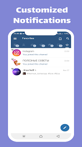 Captura de Pantalla 21 MoboHitel: Unofficial Telegram android