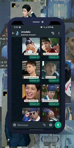 Park Bo Gum WASticker Screen 3