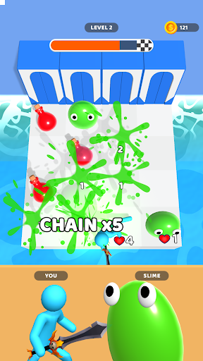 Android application Match Fight 3D screenshort