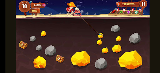 Android application Gold Miner Classic Game screenshort